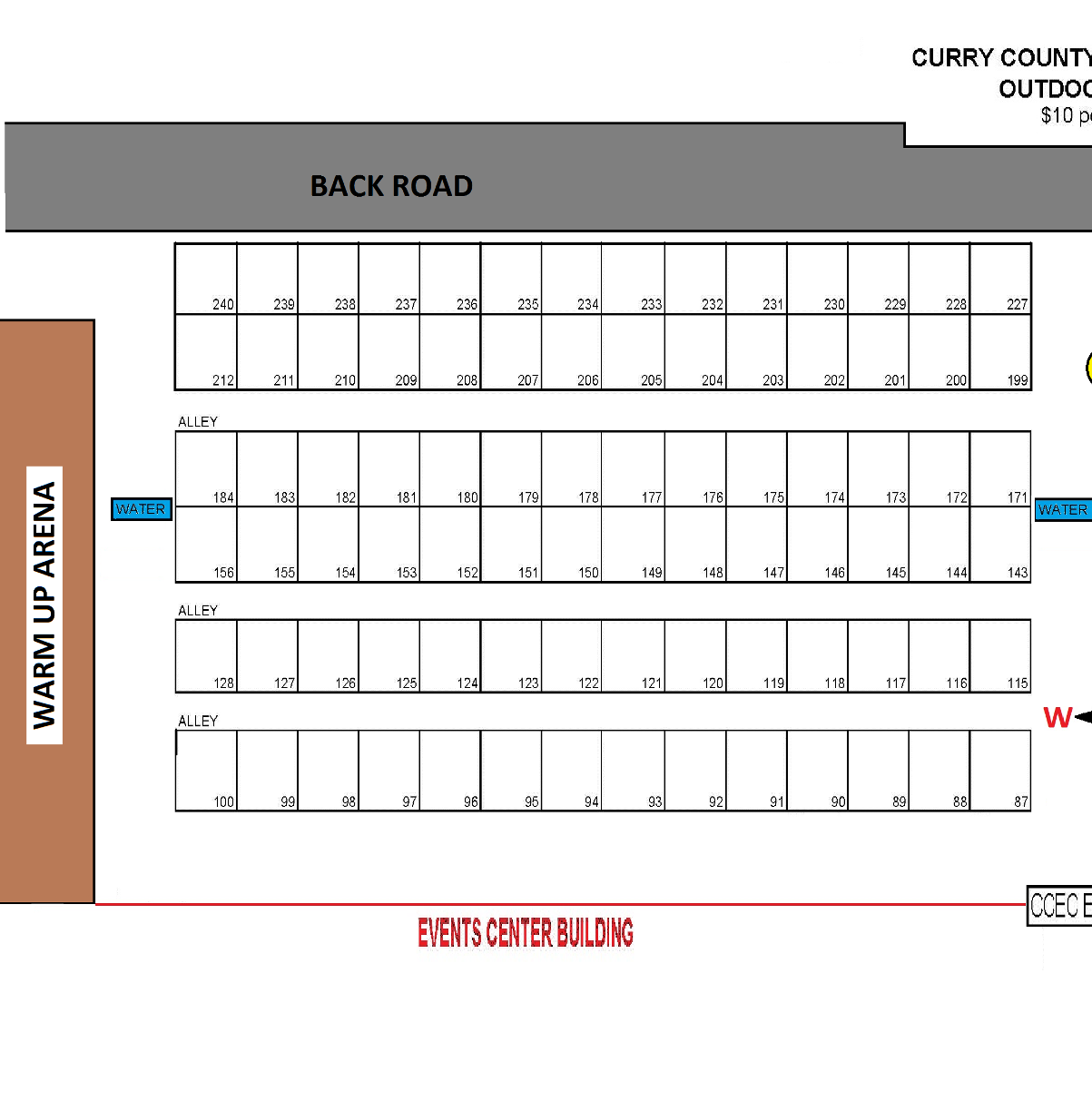 OUTDOOR STALLS MAP - half