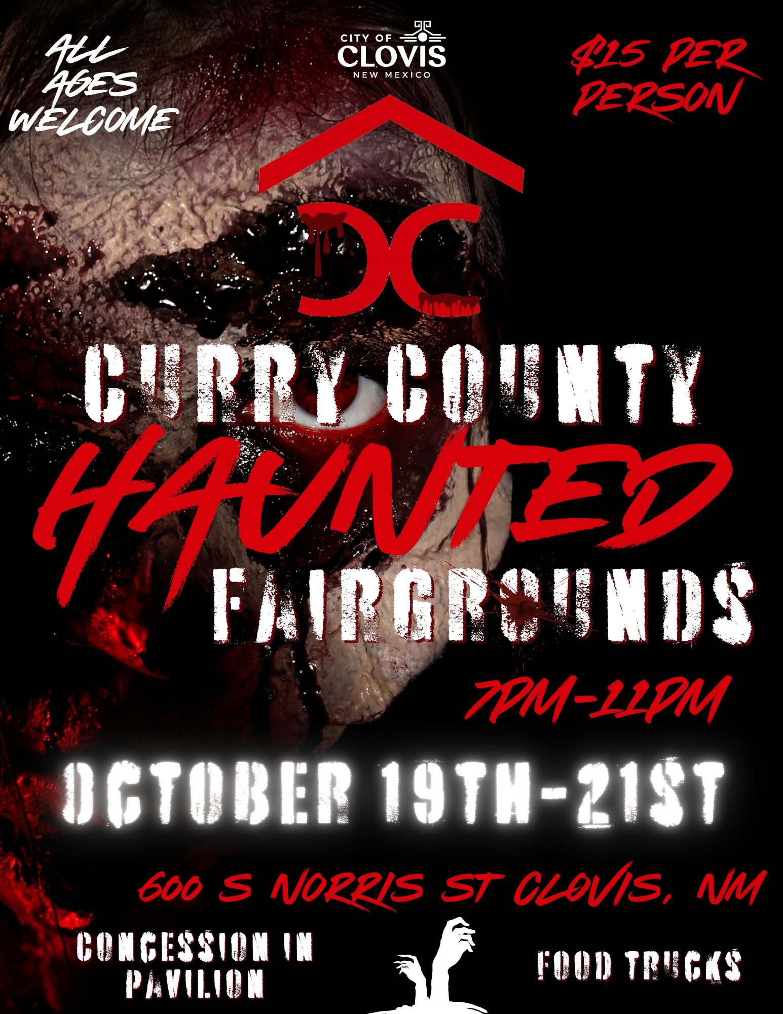 Facebook Flyer 2023 Haunted Fairgrounds 