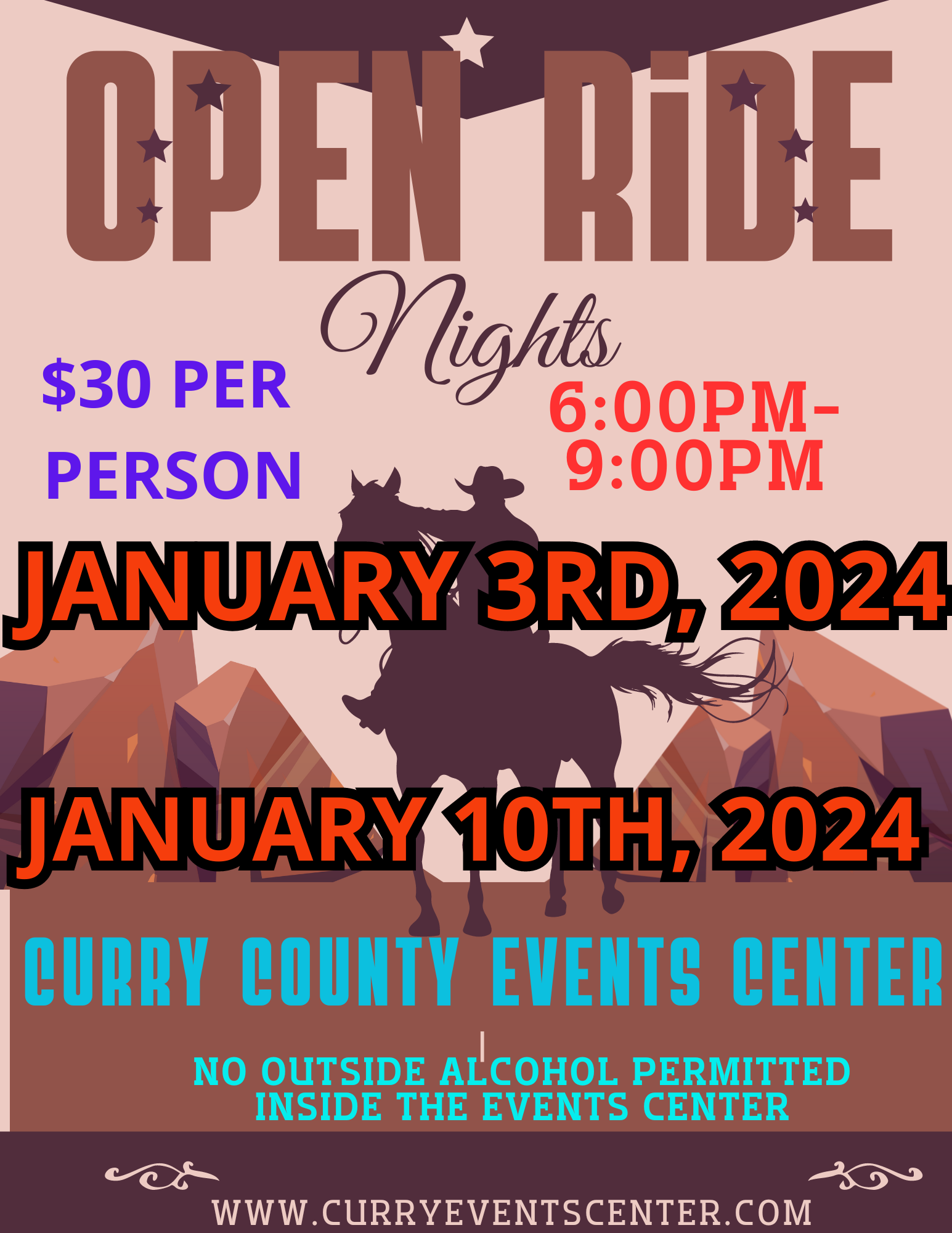 Open Ride Nights Jan 2024